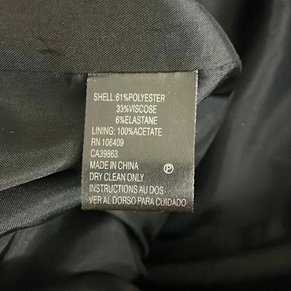 Tahari Arthur S. Levine Black white textured shift midi dress size 6 - Picture 4 of 8